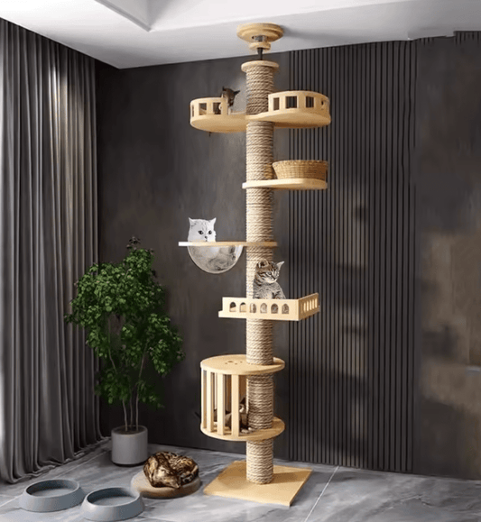 Arbre à chat | sol - plafond - Le Nid Du Chat